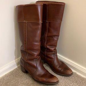 Frye Tall Leather Boots, Women, 9.5